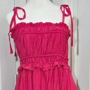 &Merci Fuschia Maxi Sun Dress